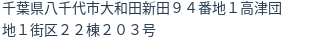 住所（登記所在地）