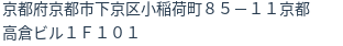 住所(登記所在地)
