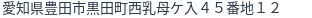 住所（登記所在地）