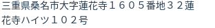 住所(登記所在地)