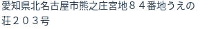 住所（登記所在地）