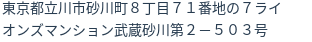 住所(登記所在地)