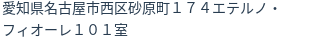 住所(登記所在地)