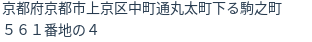 住所(登記所在地)