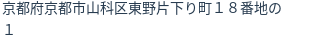 住所(登記所在地)