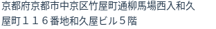 住所（登記所在地）