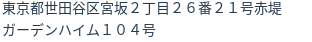 住所(登記所在地)