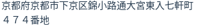 住所(登記所在地)