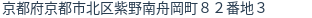 住所(登記所在地)