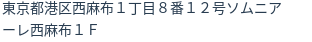 住所(登記所在地)
