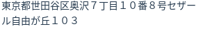住所（登記所在地）
