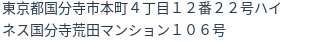 住所（登記所在地）