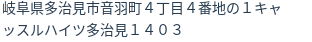 住所（登記所在地）