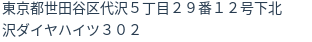 住所(登記所在地)