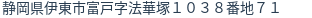 住所(登記所在地)