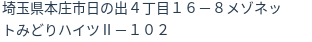 住所(登記所在地)