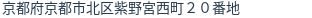 住所(登記所在地)