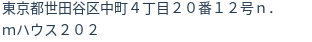 住所(登記所在地)