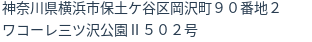 住所（登記所在地）