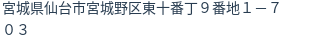 住所(登記所在地)