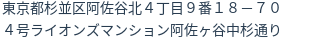 住所(登記所在地)