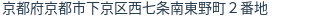 住所(登記所在地)