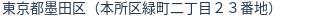 住所(登記所在地)