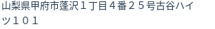 住所(登記所在地)