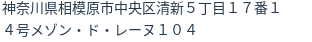 住所(登記所在地)