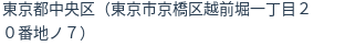 住所（登記所在地）