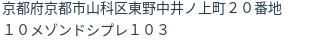 住所(登記所在地)