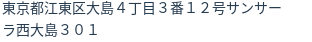 住所(登記所在地)