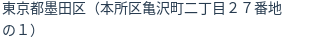 住所（登記所在地）