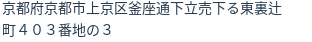 住所(登記所在地)