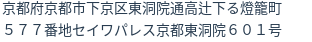 住所(登記所在地)