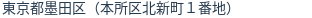 住所（登記所在地）