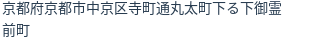 住所(登記所在地)