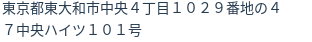 住所(登記所在地)