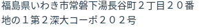 住所（登記所在地）
