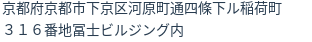 住所（登記所在地）