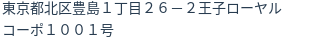 住所(登記所在地)