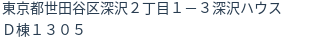 住所(登記所在地)