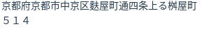 住所(登記所在地)
