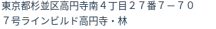 住所（登記所在地）
