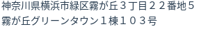 住所(登記所在地)