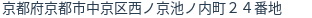 住所(登記所在地)