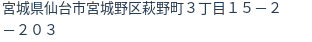 住所(登記所在地)