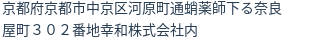 住所(登記所在地)