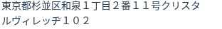 住所（登記所在地）
