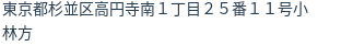 住所(登記所在地)